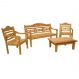 Conjunto De Bancos | Banquetas Eulália em Madeira de Demolição - Cód 1879