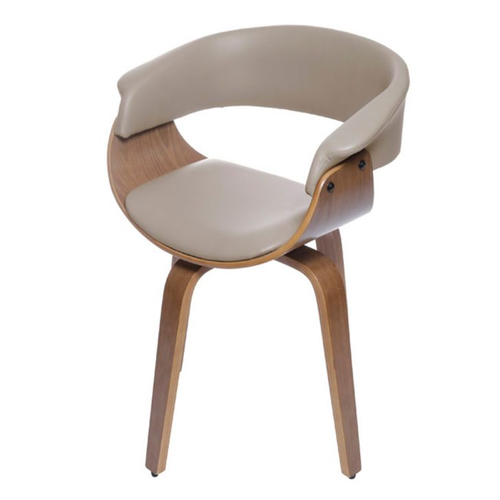 Cadeira Elba Fendi e Madeira