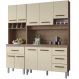 Kit Cozinha 9P 4G 180 cm Vitoria Savana Off White Mobbs