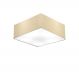 Plafon Quadrado Md-3050 Cúpula em Tecido 12/40x40cm Algodão Crú - Bivolt