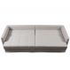Image of Sofá-Cama Casal Sem Caixa 3 Lugares Prime Linho Cinza 230 cm DD124UP92PHBMOB