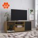 Rack Pet Roxy Mel e Preto 140 cm