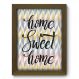 Quadro Decorativo - Home Sweet Home - 147qdrm