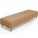 Puff Decorativo Sala de Estar Bali W01 Pés Palito 210x60cm Bouclê Mostarda - Lyam Decor