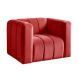 Poltrona Mona Cor:Suede Vermelho 100