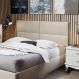 Painel Estofado Para Cama Casal Seleta 140 cm Bege