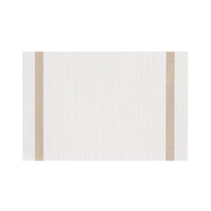 Jogo Americano Retangular Loom Calebre Branco