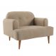 Poltrona Kiev Velosuede Bege