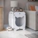 Mesa De Cabeceira Casinha Pet Gato Cat Branco