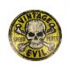Placa Decorativa MDF 35x35 Personalizado Caveira Vintage