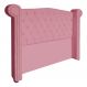 Cabeceira Sienna Casal Queen Luxo Suede Rosa