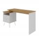 Mesa para Computador com Dupla montagem Bilbao Olmo Branco
