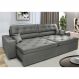 Sofá Retrátil e Reclinável 2,52m com Molas Cama inBox Estilo Suede Velusoft Cinza