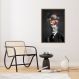 Quadro Sigmund Freud Head Explosion 86x60 Caixa Marrom