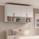 Guarda-Roupa Modulado Aéreo Altezza Clean 4 Portas Branco 170 cm