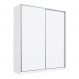 Guarda-Roupa Solteiro Tunas V 2 Portas 3 Gavetas Branco