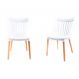 Conjunto com 2 Cadeiras Windsor Branco