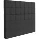 Cabeceira Casal 138 cm Lots Veludo Preto Soon