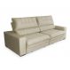 Image of Sofá 3 Lugares Retrátil e Reclinável Mustang Veludo Bege 230 cm MO895UP82CGFMOB