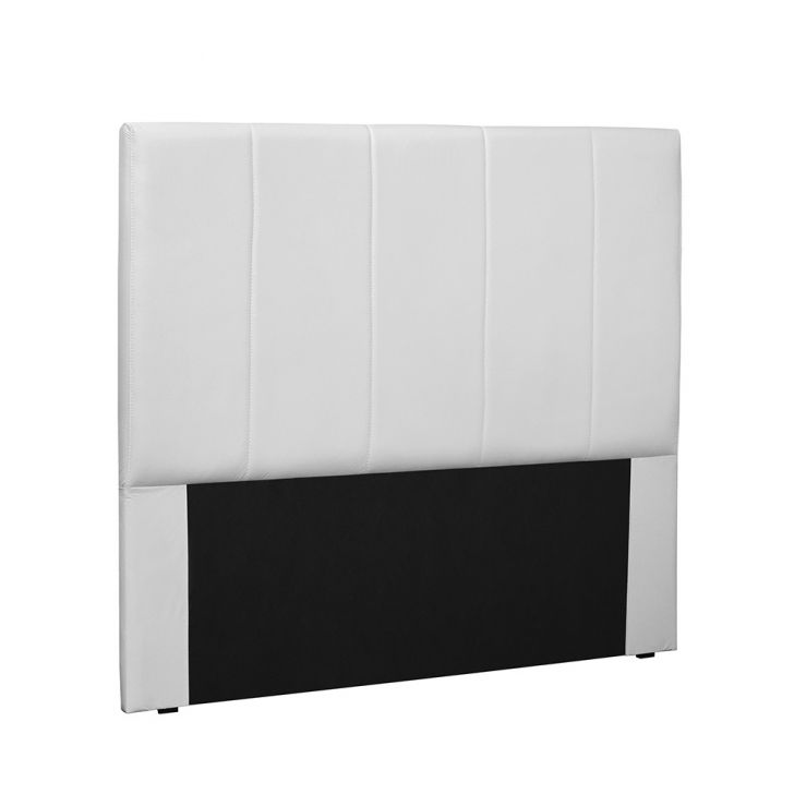 Cabeceira Arizona Para Cama Box King 195 cm Corino Branco - D'Rossi
