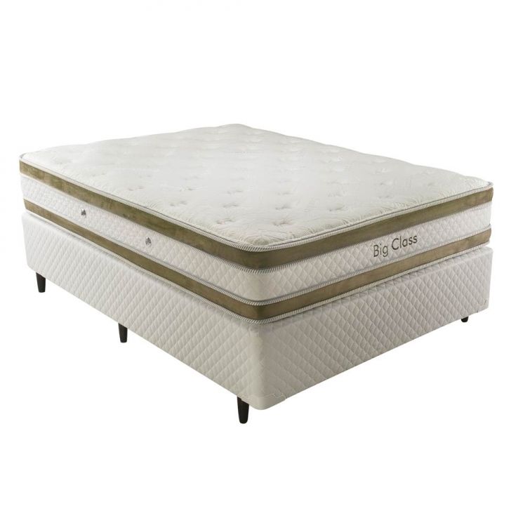 Colchão Casal Molas Bonnel Big Class (32x138x188) Branco