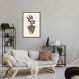 Quadro Vaso Boho 60x43 Caixa Marrom
