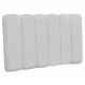Cabeceira Cama Box Painel Solteiro 100 cm Dubai W01 Linho Cinza - Lyam Decor