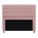 Cabeceira Copenhague 140 cm Casal Suede Rosê - Amarena Móveis