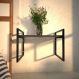Mesa lateral cama mesa de cabeceira preta criado mudo industrial kit criado mudo madeira mesinha de cabeçeira