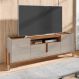 Rack para TV Brentford Off White Cedro