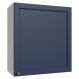 Armário Aéreo 60 cm 1 Porta Branco/Azul Vik Madesa
