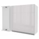 Armário De Cozinha Aéreo de Canto 100% MDF Porta Branco Brilho Acordes Madesa