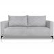 Sofa Nori 3 Lugares Pes De Ferro 220cm Linho Boucle 3302 Ezz