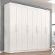Guarda Roupa Casal Lisboa 8 Portas 4 Gavs Branco