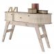 Aparador Para Sala 1 Gaveta 136 cm Estoril Calacata Off White MADETEC