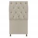 Cabeceira Sofia 90 cm Solteiro Suede Bege - Amarena Móveis