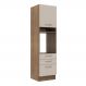 Torre Quente Armário de Cozinha 60 cm 1 Porta 3 Gavetas Rustic/Crema Agata Madesa
