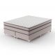 Cama Box Queen com Colchão Sonhare Mola Ensacada Bege