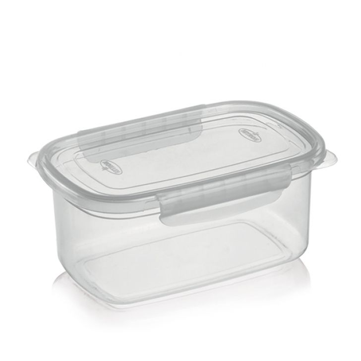 Pote Plástico Microondas Freezer Com Travas Laterais 2,2L