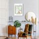 Quadro Matisse Floral Papiers Decoupes 43x30 Caixa Branco