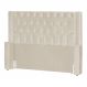 Cabeceira Para Cama Box Casal Queen Emma Luxo Veludo Bege - DS Estofados