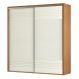 Image of Guarda-Roupa Casal Caribe 2 Portas 2 Gavetas Freijó e Off White 229 cm DA270CL82WDPMOB