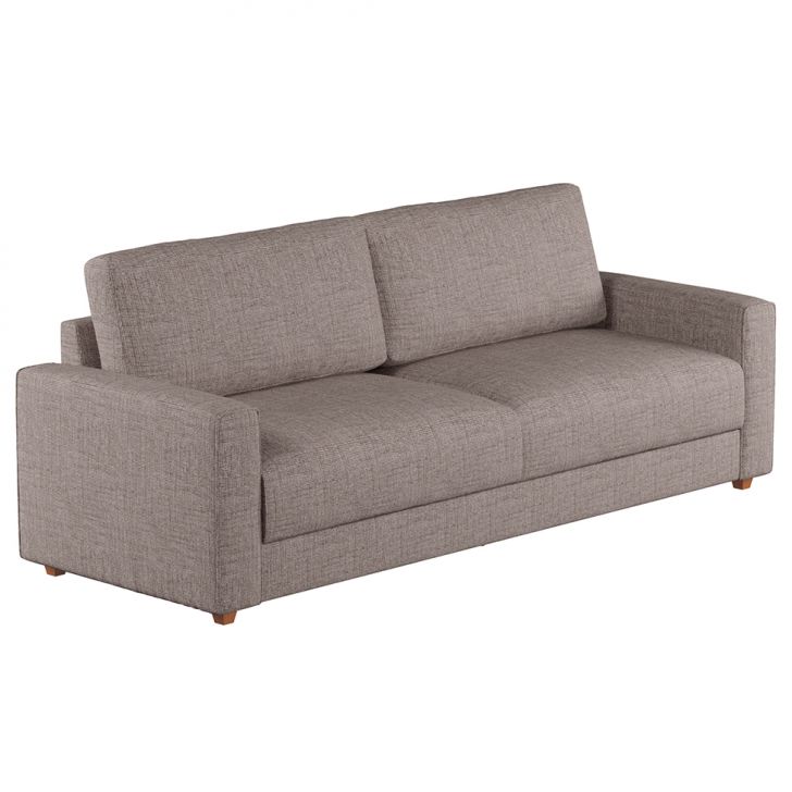 Sofá 3 Lugares Hit Linho Cinza 230 Cm