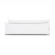 Kit 2 Fronhas para Travesseiro de Corpo Slim 1,50cm x 50cm - Branco