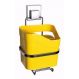 Suporte Para Talheres E Utensílios Amarelo Fixação A Vácuo