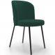Cadeira Para Sala de Jantar Cozinha Estofada Gavi L02 Suede Verde Musgo - Lyam Decor