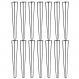 Kit 14 Pés de Metal 60 CM Hairpin Legs Mesa de Canto Aparador Preto G41