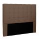 Cabeceira King Verona Suede Caramelo