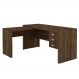 Mesa para Escritório Home Office ME4106 MDP Nogal - Gran Belo