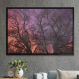 Quadro Decorativo Silhuetas de Árvore-24x34Cm